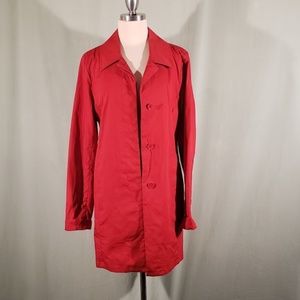 Old Navy Red Trench Coat